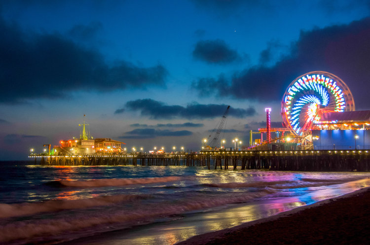 things to do in santa monica at night